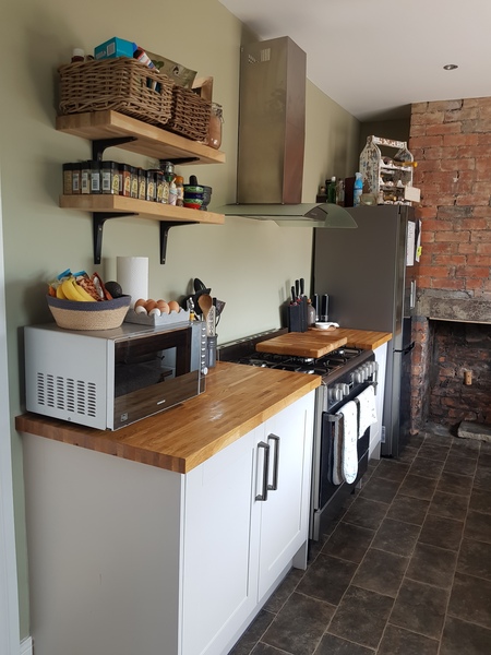 What flooring would you suggest for my kitchen (with picture)?