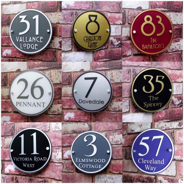 House number sign - recommendations