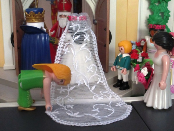 It will be the second Royal Wedding of the year for the Playmobil people in our house...