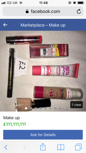 To start another Facebook selling thread, because this one is just too good not to share?