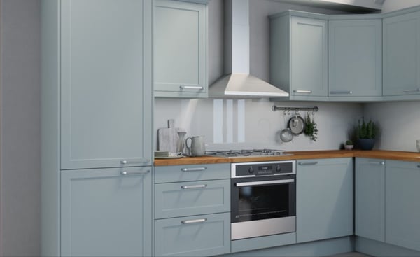 What colour would you paint walls to go with these kitchen units?