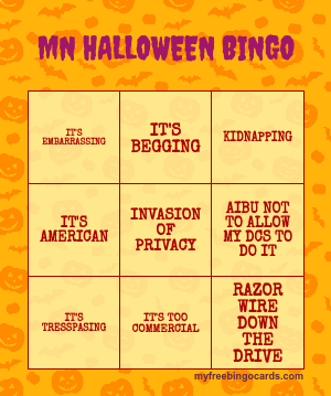 To saying No to Trick-or-Treating