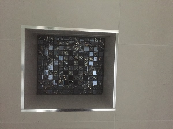 Shower “niche”/cubby hole