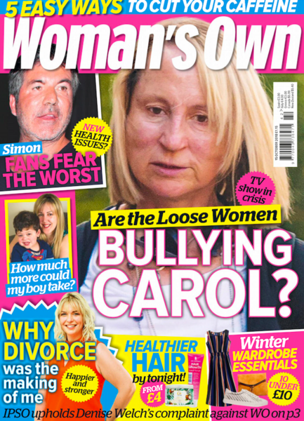 Womans Own columnist piece