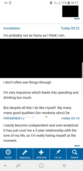 Black areas on mobile