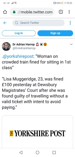 Dr Adrian Harrop thread the third, yes we've edited the title*...