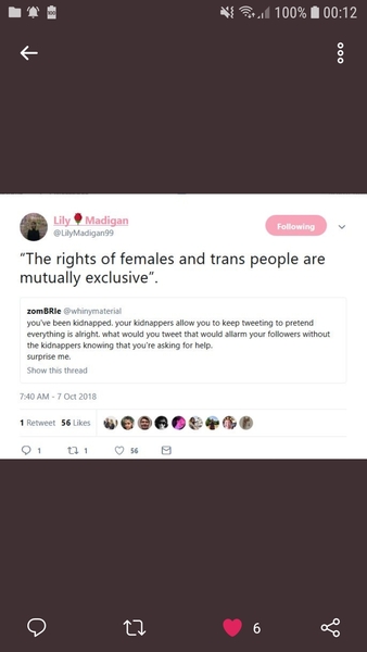 Lily Madigan tweets