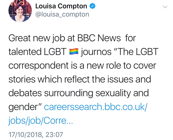Any GC woman on here want a job at the BBC