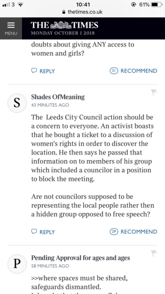 Leeds / West Yorkshire and injustices against women