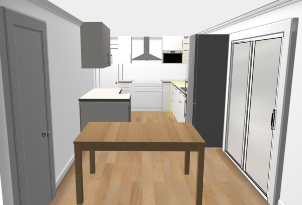 Which layout for kitchen? pic included!