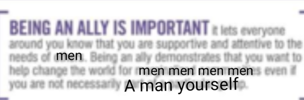 Being a trans ally: a guide for handmaidens