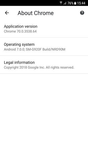 Black areas on mobile
