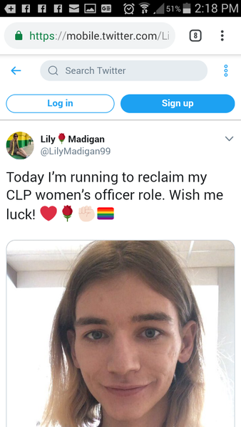 Lily M standing as women's officer again