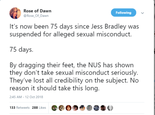 Jess Bradley - a government advisor on women's rights suspended by NUS over indecent blog. Part iii