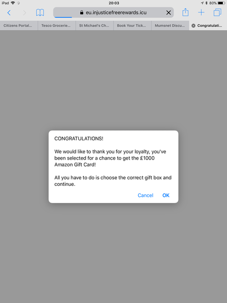 Keep getting redirected!