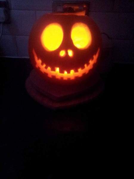 To ask what you're carving your pumpkins as?