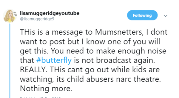 Serious official criticism of Butterfly