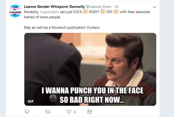 Is this an about-face from The Guardian?