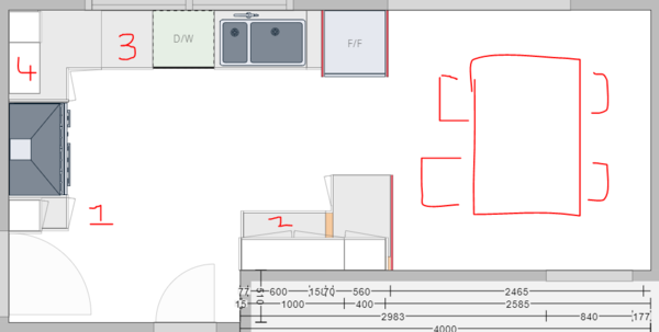 Which layout for kitchen? pic included!
