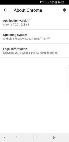 Black areas on mobile