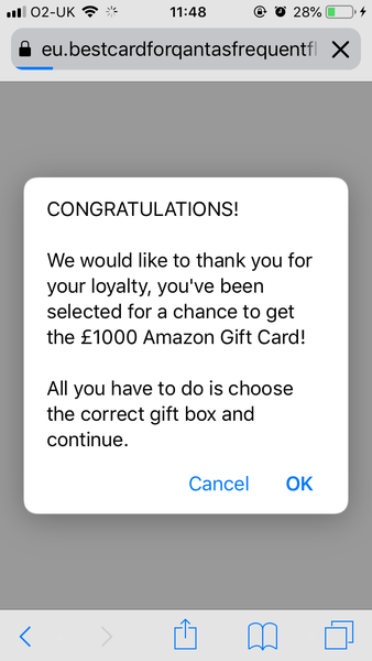 Keep getting redirected!