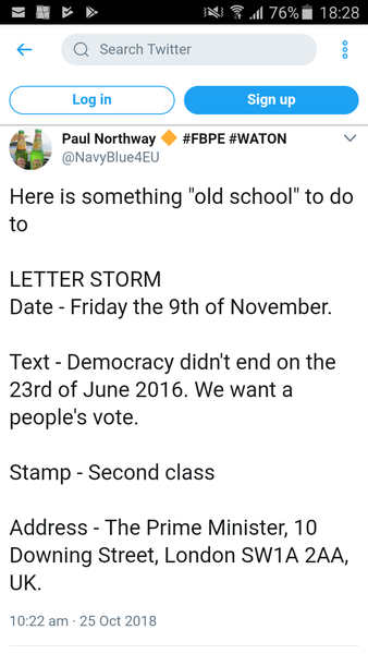 To think people are creating hysteria around brexit