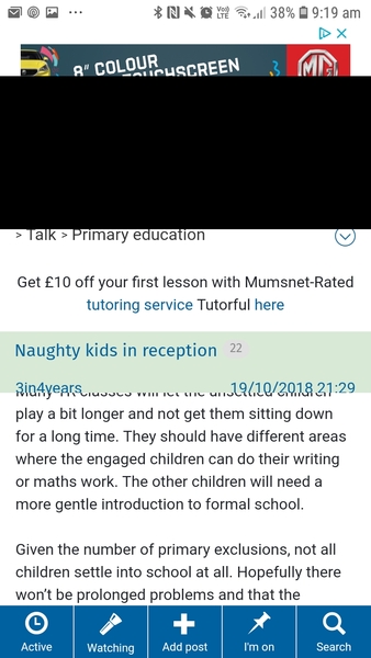 Black areas on mobile