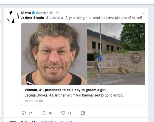 Woman, 41, pretended to be a boy to groom a girl