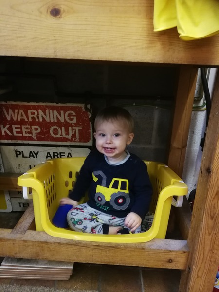 To clap my hands and skip about in a elephantine manner?