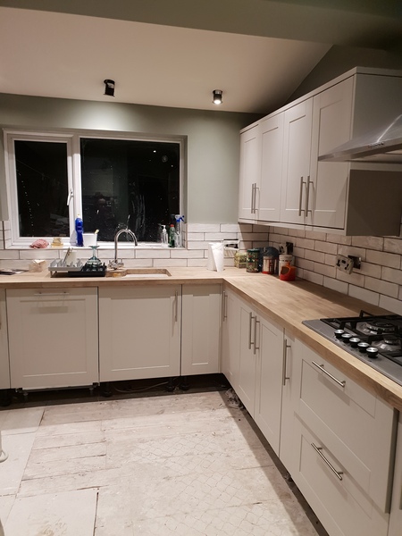 What flooring would you suggest for my kitchen (with picture)?