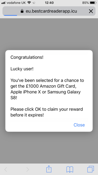 Keep getting redirected!