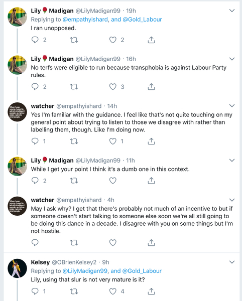 Lily M standing as women's officer again