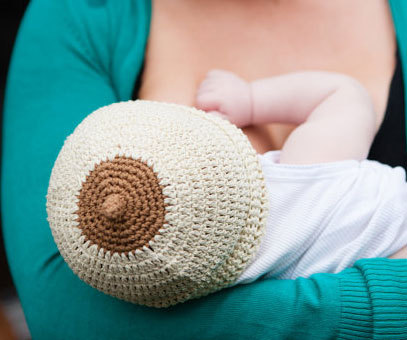 Breastfeeding at table
