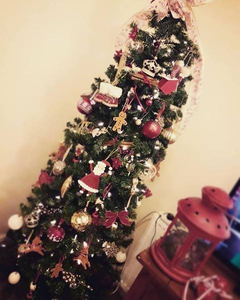 Very slim artificial Christmas tree?