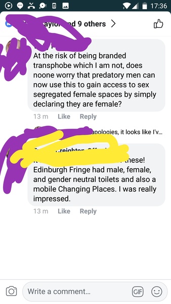 Gender neutral toilets at Birmingham Uni