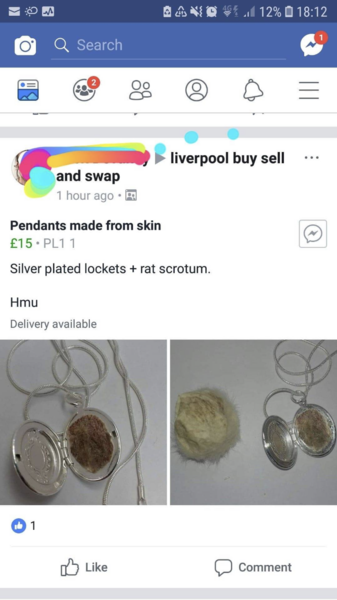 To start another Facebook selling thread, because this one is just too good not to share?