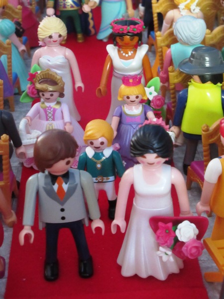 It will be the second Royal Wedding of the year for the Playmobil people in our house...