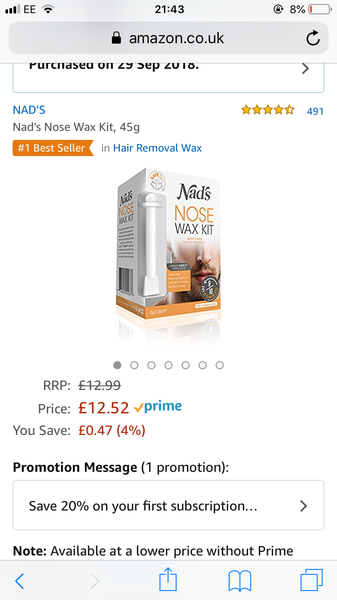 Excess Nasal Hair
