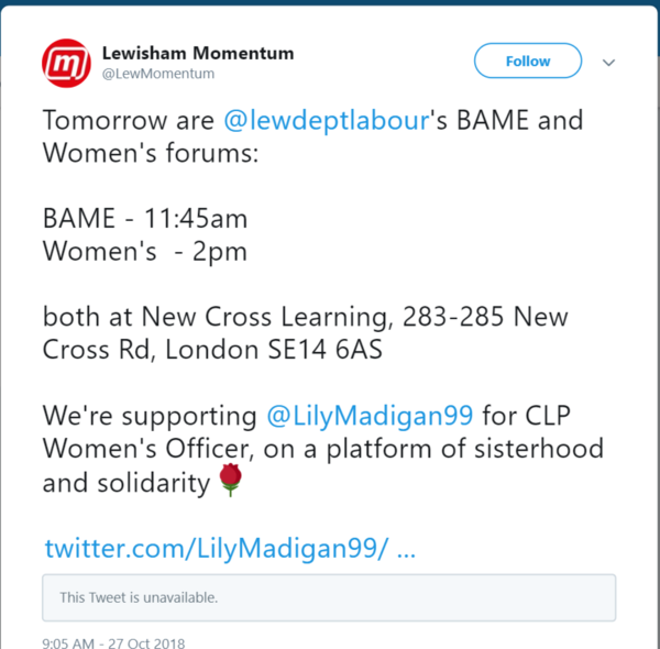 Lily M standing as women's officer again