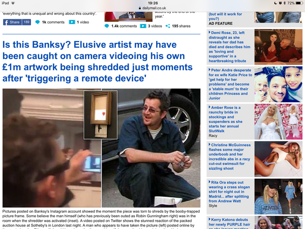 Banksy has been a little naughty