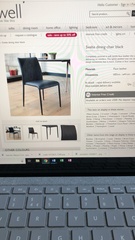 Help with dining chairs to this table
