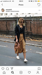 Leopard print midi dress... Not sure which shoes to style it with?