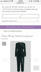 Velvet jumpsuit for winter wedding?
