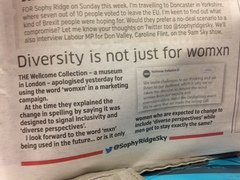FPFW full page ad in the Metro!