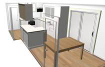 Which layout for kitchen? pic included!