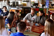 Royal style and gossip: monochrome Megs, colourful Kate,  the whacky hats of Max