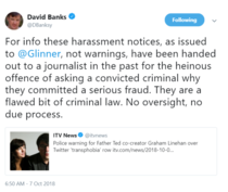 Stephanie Hayden takes Graham Linehan to court for doxxing