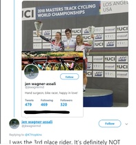 Transwoman takes women's world record