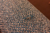Repairing small rip in sofa