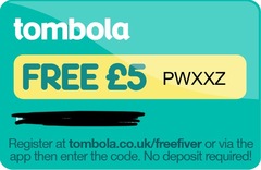 Tombola free £5 codes